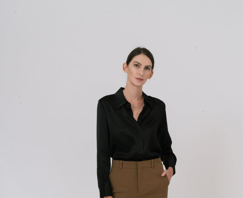 Silk Satin Shirt
