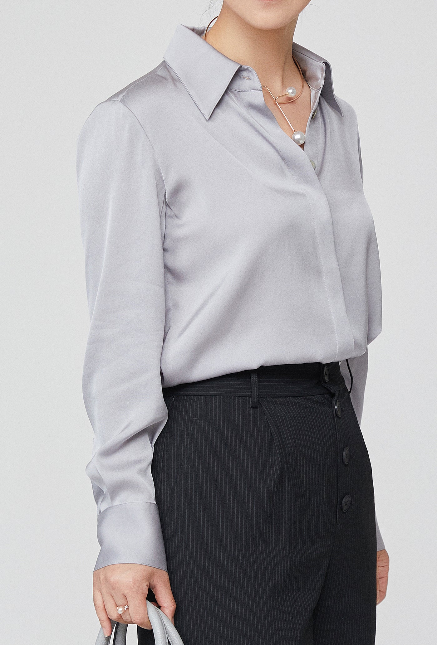 Double Georgette Silk Shirt – SERES SILK New York